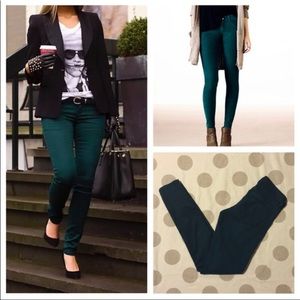 🔥Gorgeous‎ Flying Monkey Teal Skinny Jeans